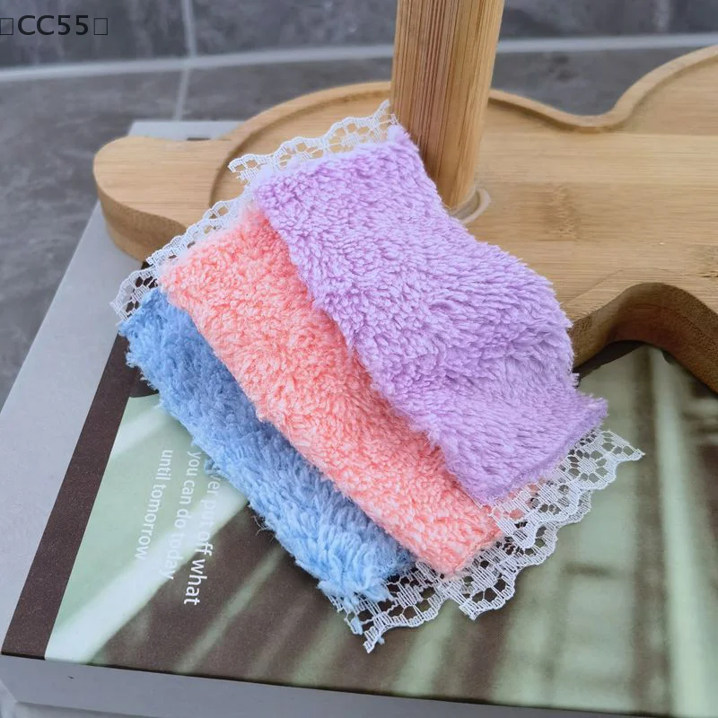 maveraCC55 Vauum3 Pz/set Casa Delle Bambole Bagno Asciugamano di Pizzo Asciugamano Da Bagno Modello Per La Casa di Bambola Decor Per Bambini Giochi Di Imitazione Giocattoli FAI DA TE Bagno ornamenti