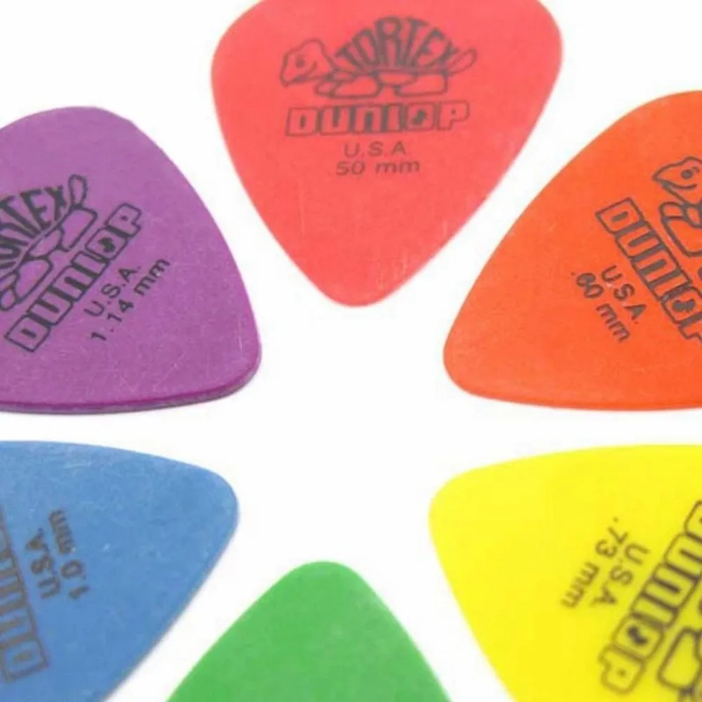 6PCS Dunlop Tortex Standard Guitar Pick Plectrum 0.50-1.14mm Choose Your Size view 2