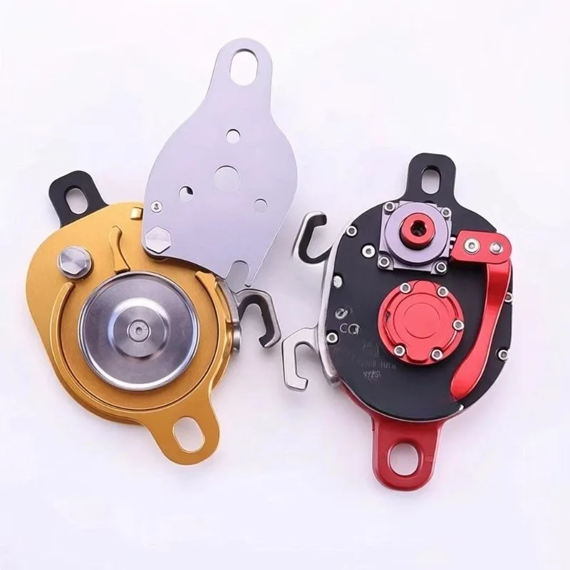 Electric lift retarder for aerial work, heavy object pulling pulley rope climber