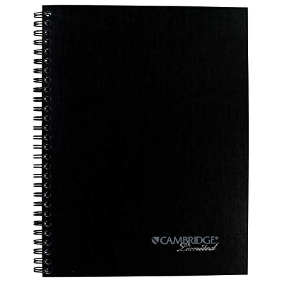 

Блокнот Limited Notebook, 9-1/2" x 7-1/4", 80 листов, для бизнеса/встреч, черный, 4 шт., 06982