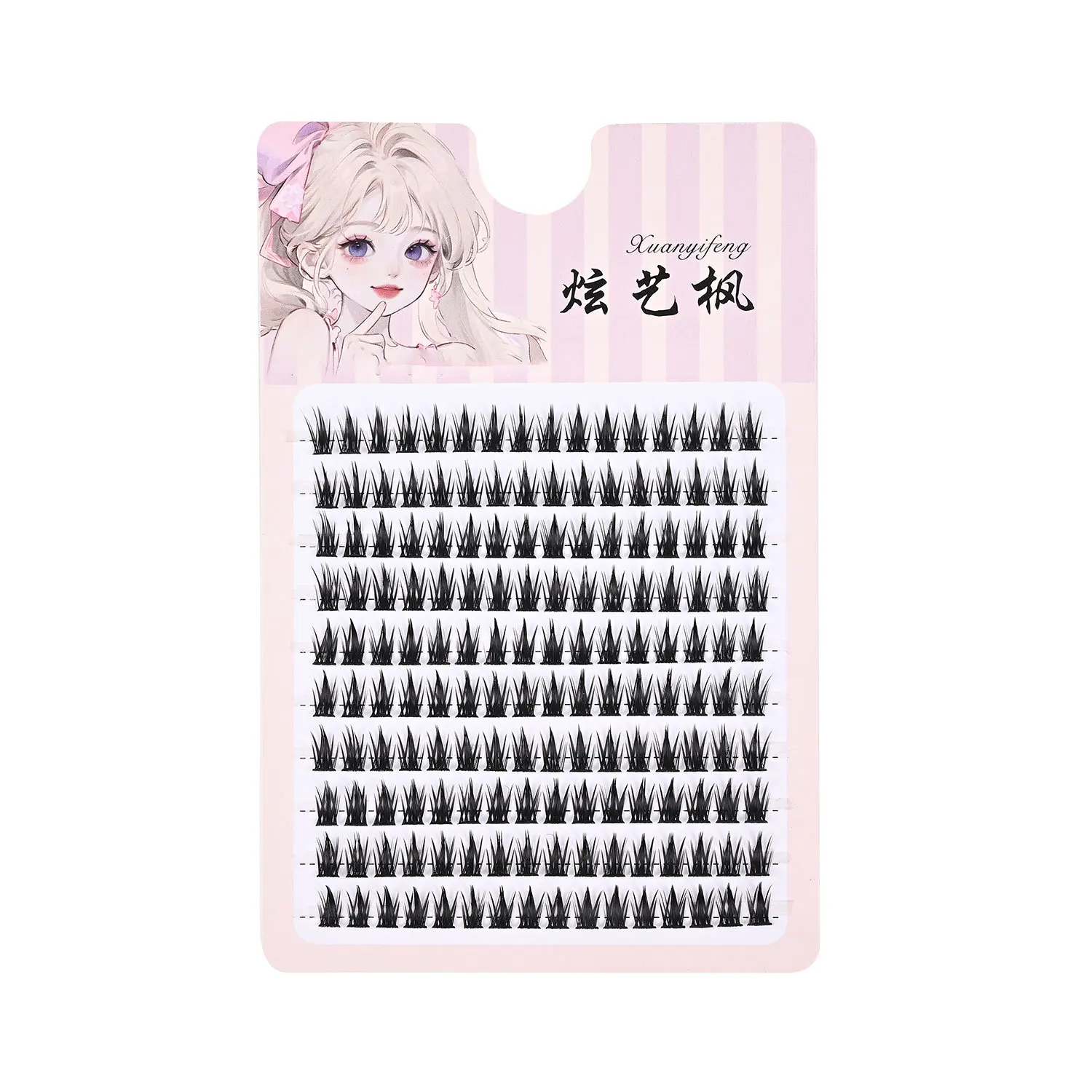 160 Rows Cluster Lashes Faux Mink Eyelashes Cluster Natural Eyelash Extension 3D Russia Strip Individual Eyelashes Cluster Makeu