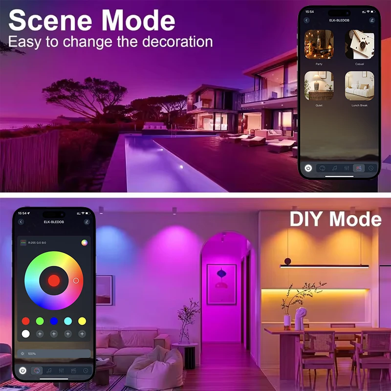 USB 5V Led Strip Light 5050 RGB Led Tape Bluetooth Wifi App Remote Control LED Room Light TV Backlight Strip Light Self-adhesive image 2