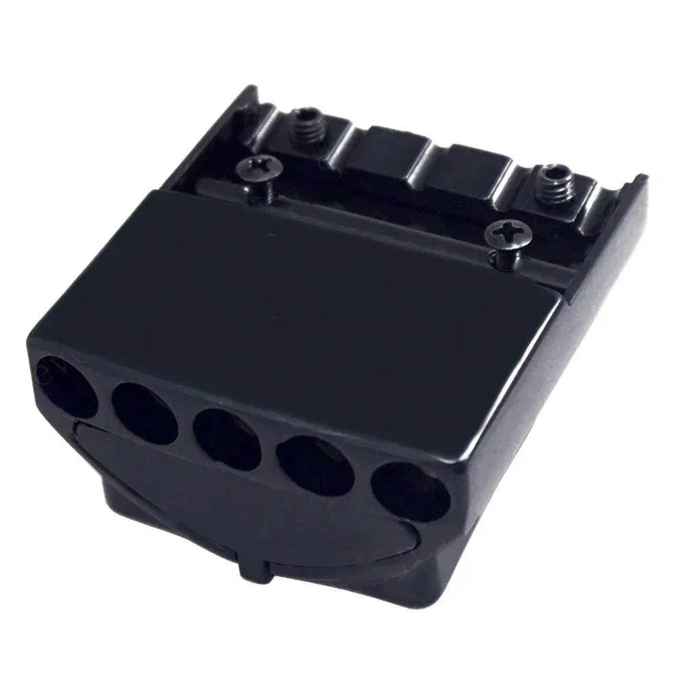 

Headless Electric For Bass Guitar Bridge Tailpiece Nut Part Vintage Appearance Distinctive Sound Easy Assembly Black Color