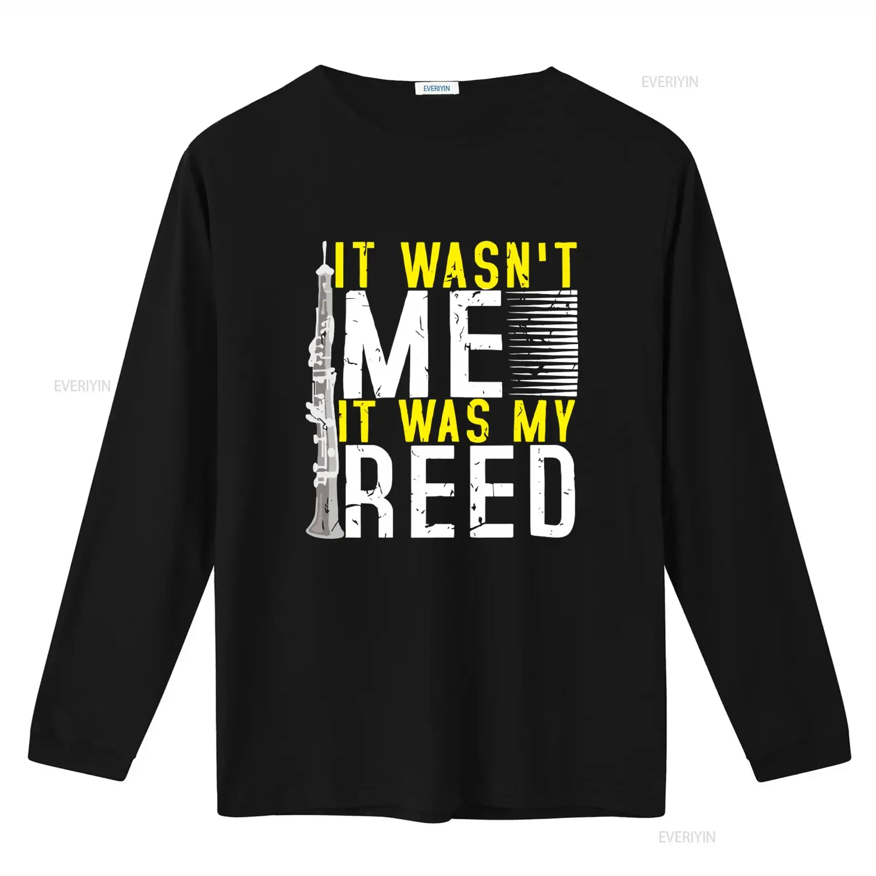 It Wasn't Me Was My Reed Oboe Musician Band Oboist Marching Woodwind T Shirt vintage Washed homme streetwear graphic Slightly