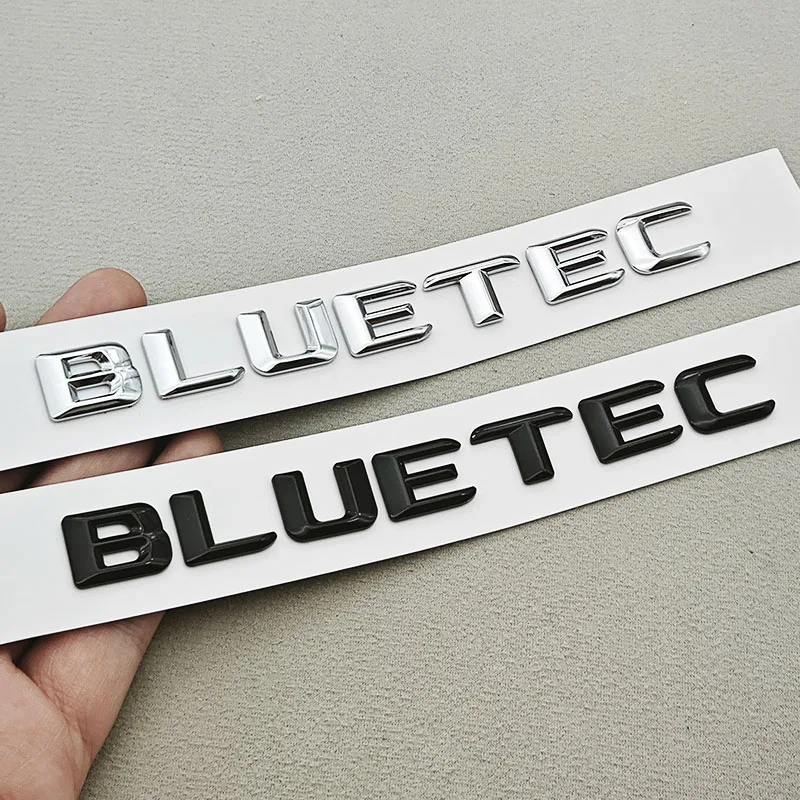 

For Mercedes Benz Diesel Letter Logo BLUETEC Side Fender Badge Rear Trunk Emblem Decal C E S GLE Class Auto Exterior Accessories