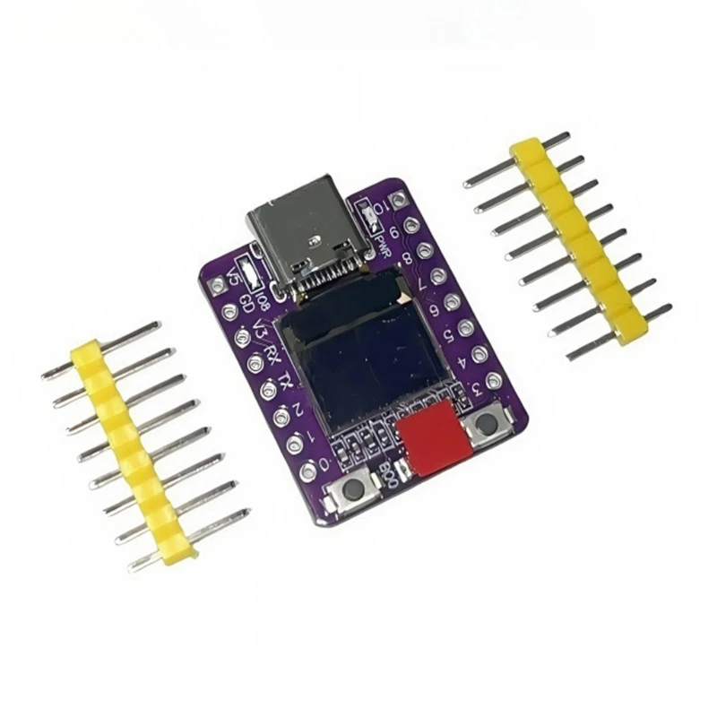 Esp32 RISC V Development With 0.42Inch LED Screen WiFi Bluetooth-compatible Connectivity Small Size 896C