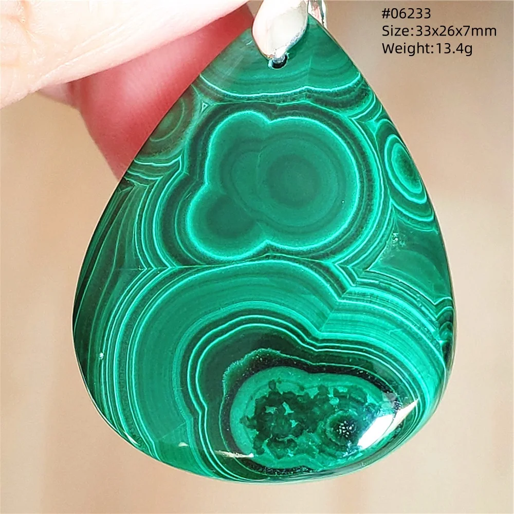 Natural Green Chrysocolla Malachite Pendant Jewelry Gemstone Women Men Malachite Necklace Best Bead Gift Fashion Jewelry AAAAAA