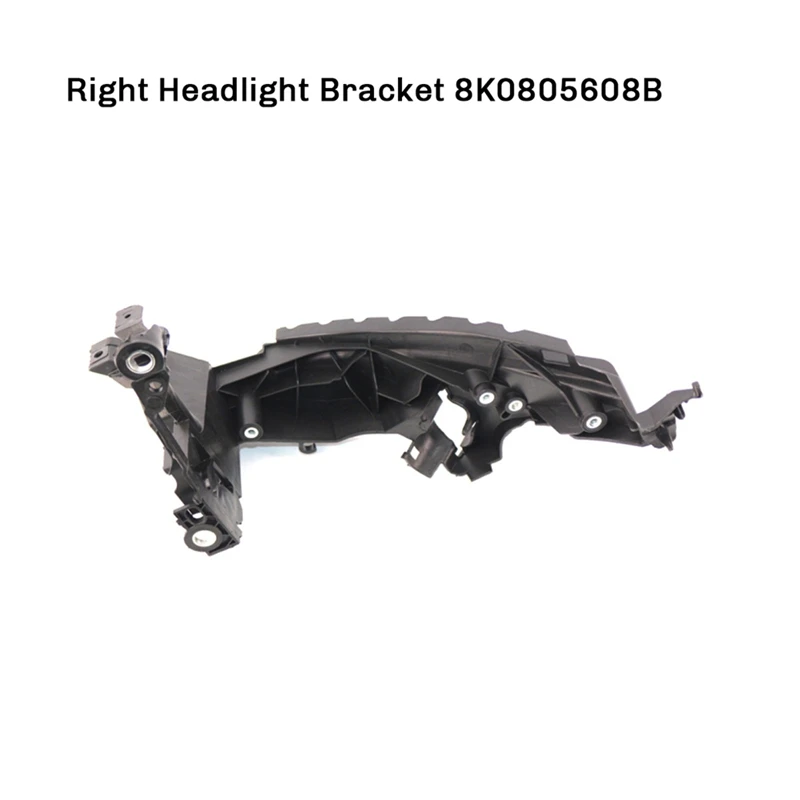 Front Bumper Headlight Bracket & Headlight Base Plate For  A4 B8 13-16, 8T0941453B 8T0941454B 8K0805607B 8K0805608B