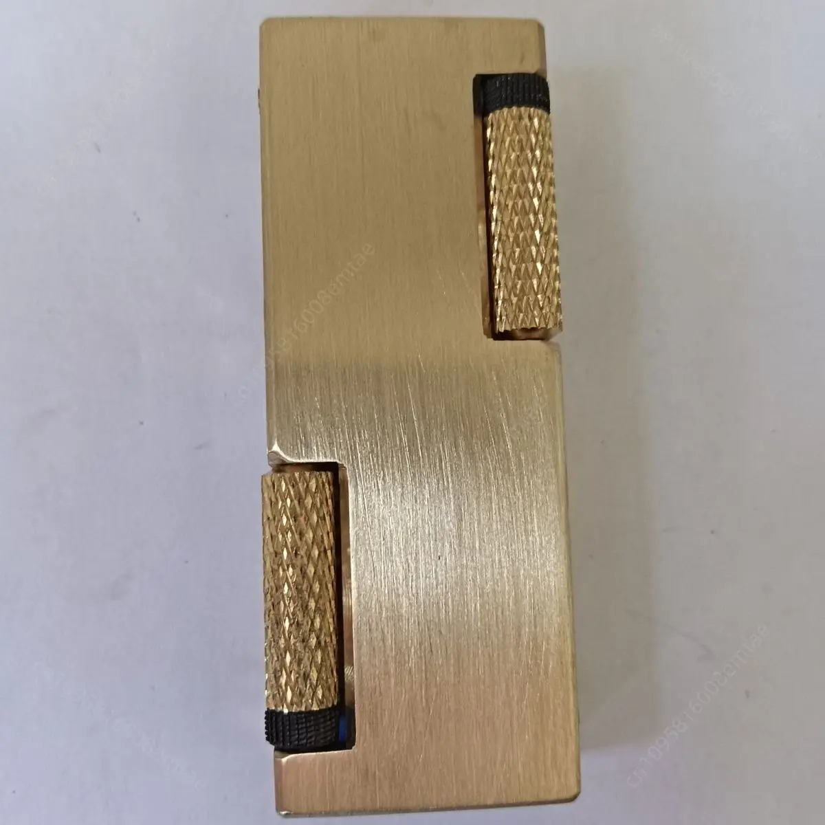 New Original Brass Double Head Side Sliding Fuel Lighter, Side Pulley Double Tank Lighter, Cigarette Accessories, Men's Gift