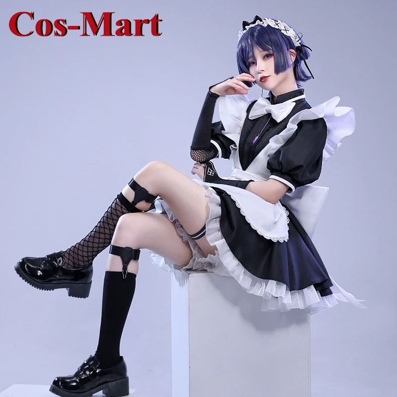 

Cos-Mart Hot Game Genshin Impact Scaramouche Cosplay Costume Sweet Lovely Maid Dress Party Role Play Clothing New