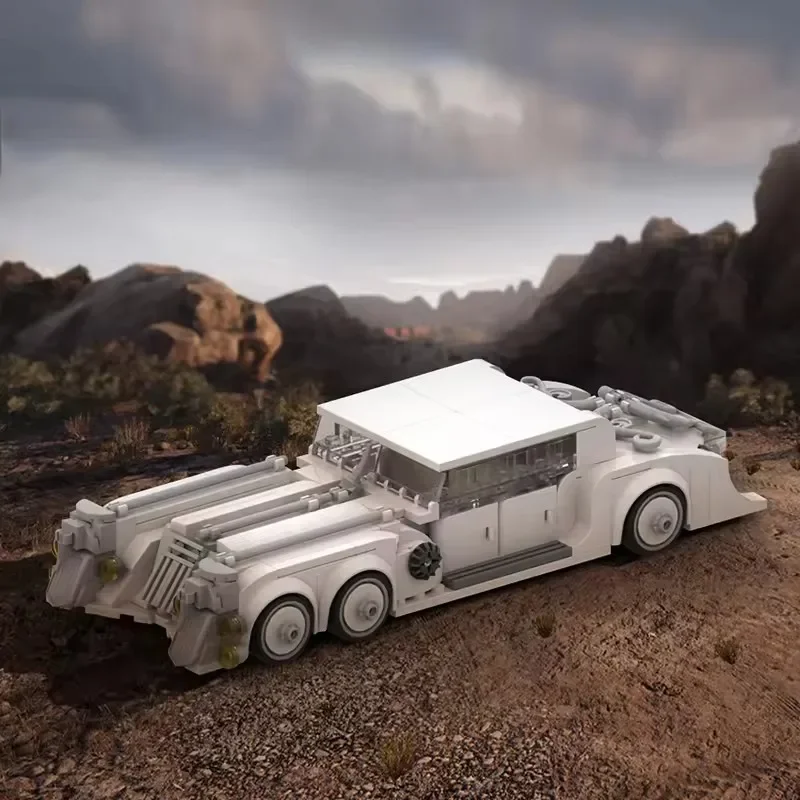 

Nemo's Spirit Vehicle MOC Building Blocks, Steampunk Style Car Model, Victorian Era Adventure DIY Collection for Adults
