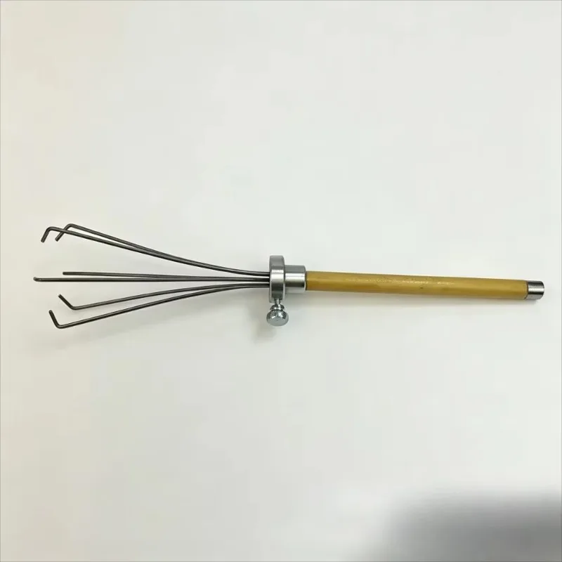 Lampworking Glass Blowing Breakthrough Point Clamp, Grab Clip for Glass Beads Bottle Tube & Cup