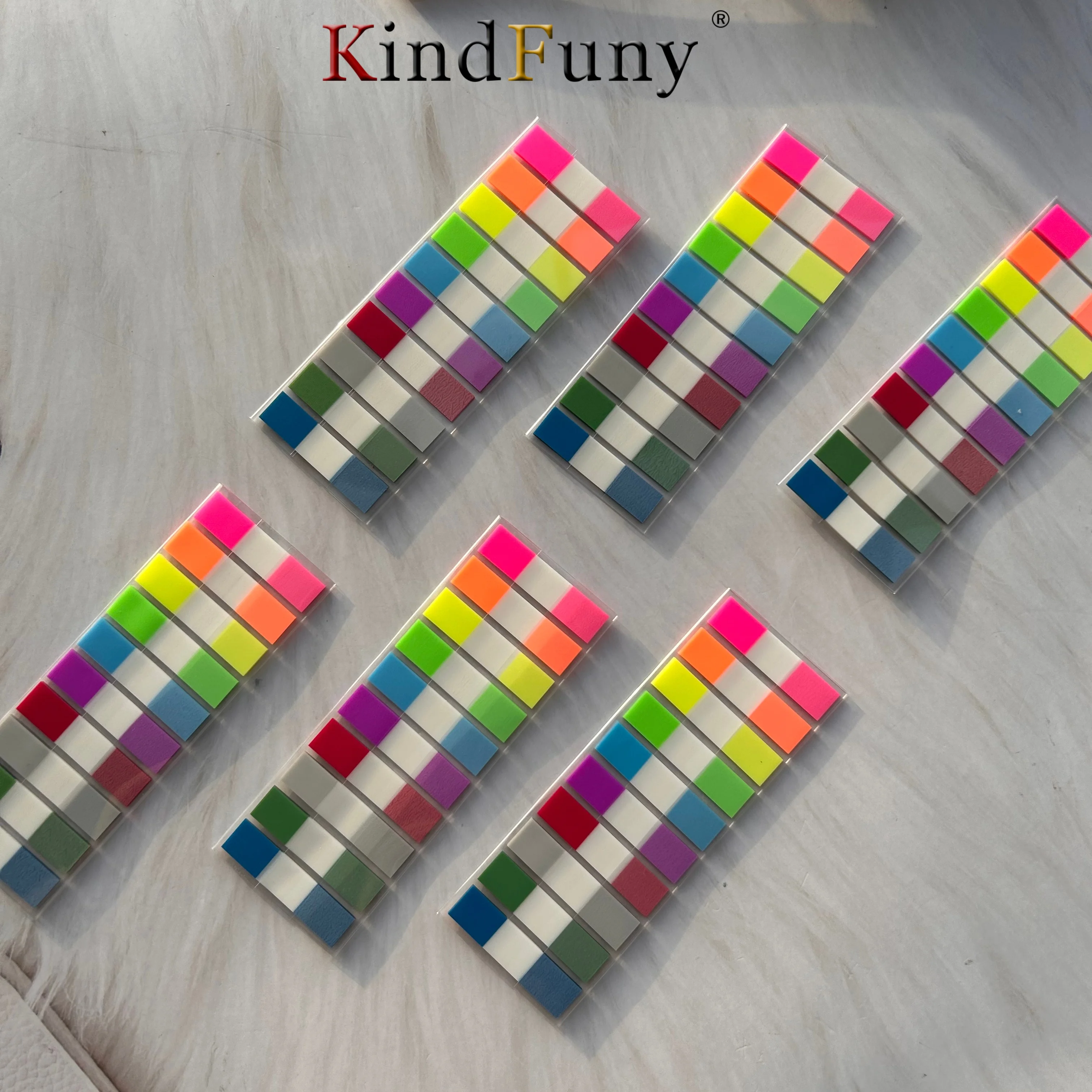 Six Packs of  Transparent Sticky Notes Page Markers Book Tabs Index Sticky Notes Bookmarks Memo Pad Notepad Stickers Stationery
