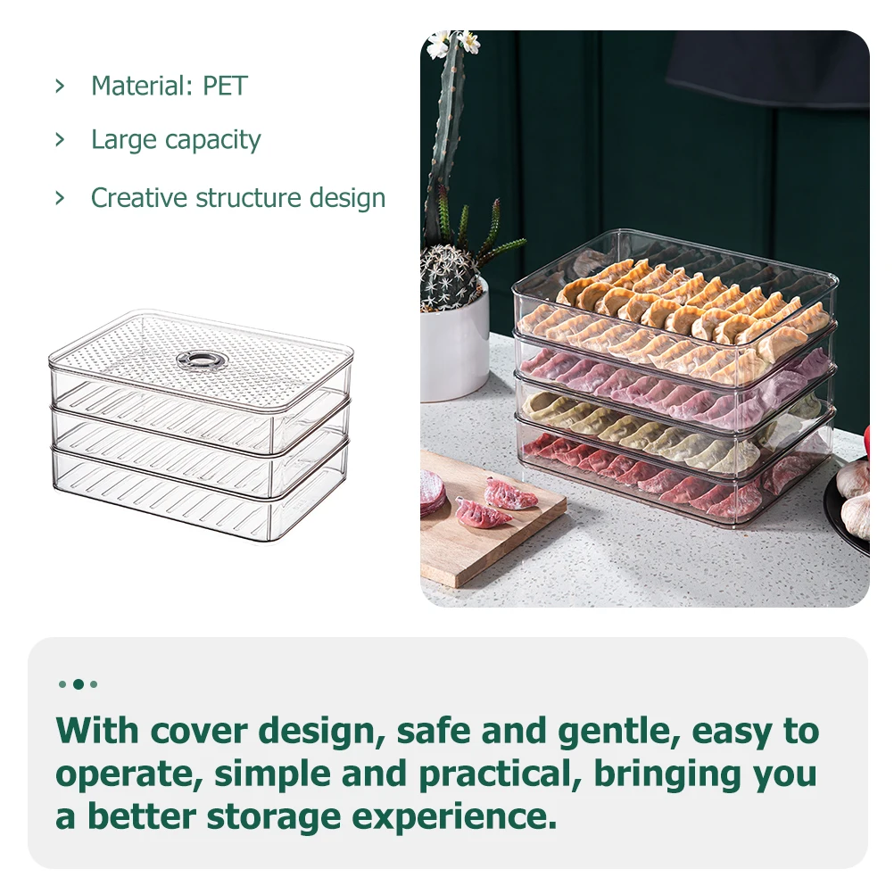 

Refrigerator Storage Box Fresh Fruit Container Crisper Holder Small Size Multi Layer Design Keep Food ganized Odor Free