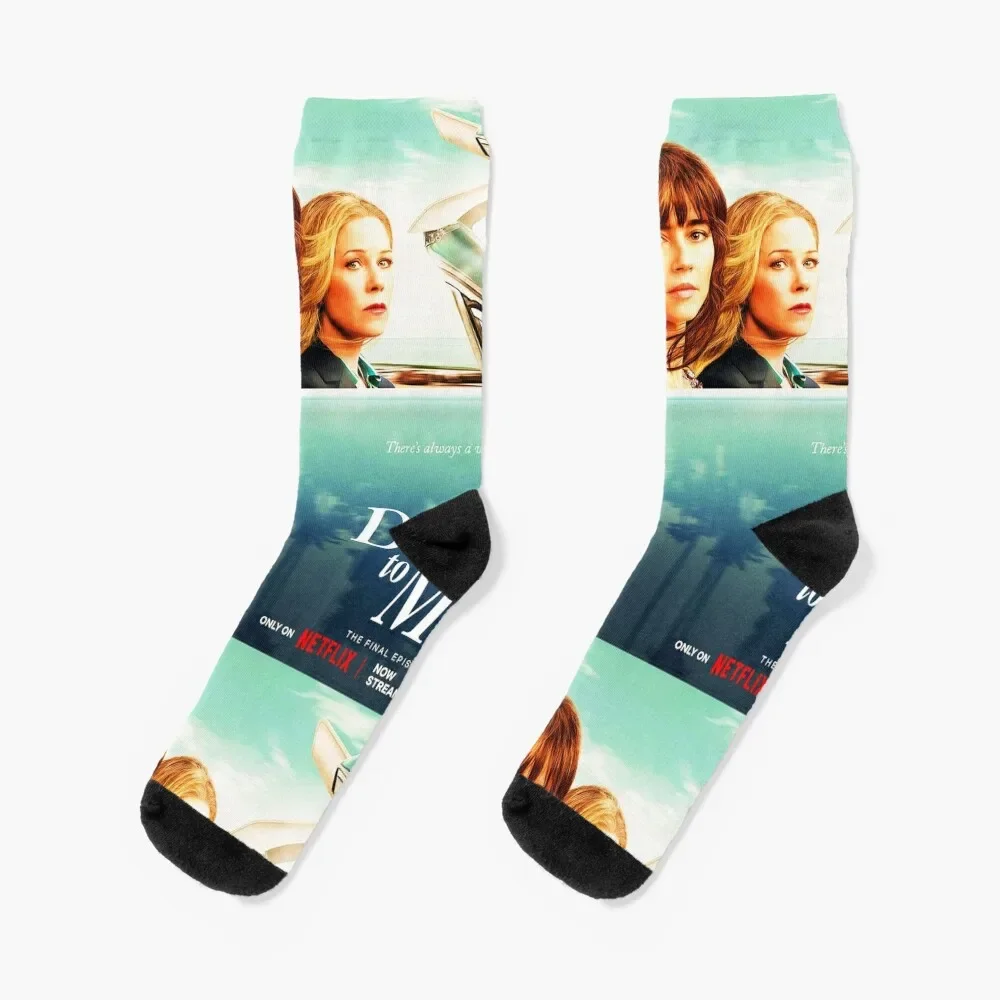 Dead to Me: There's Always a Way Out Promo Socks luxe Heating sock with print Men Socks Luxury Brand Women's