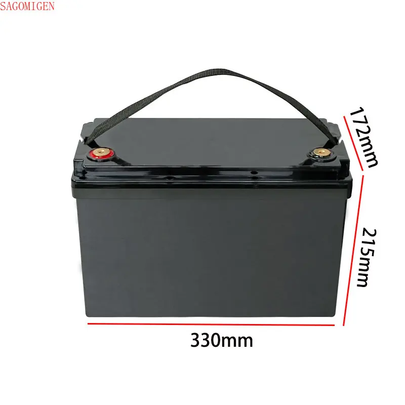 Lifepo4 Battery Case Box 12V 50Ah 80Ah 90Ah 105Ah 120Ah 150Ah 180Ah 200Ah Battery Storage Boxes Solar Cells RV Yacht Battery Box