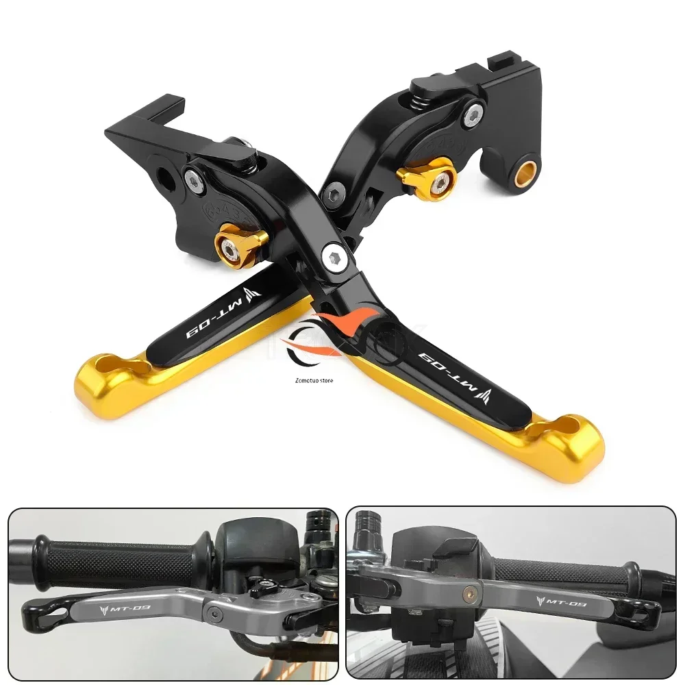 

FOR YAMAHA MT-09 MT09 MT mt 09 2014 2015 2016 2017 2018 2019 2020 Motorcycle Aluminum Adjustable Extendable Brake Clutch Lever