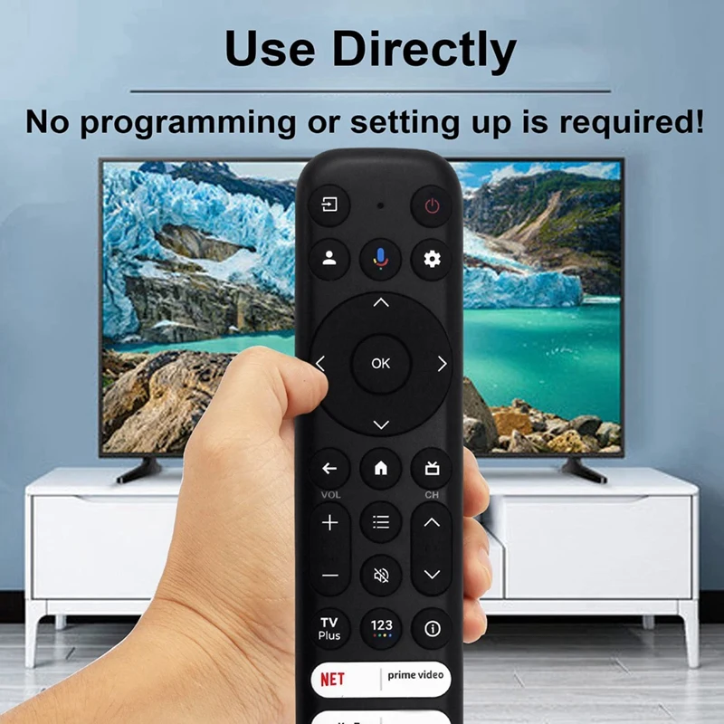 Replace RC813F MB1 Remote Control For TCL Android Smart Tvs Q6/Q7/QM8/S3/S4 Series Remote