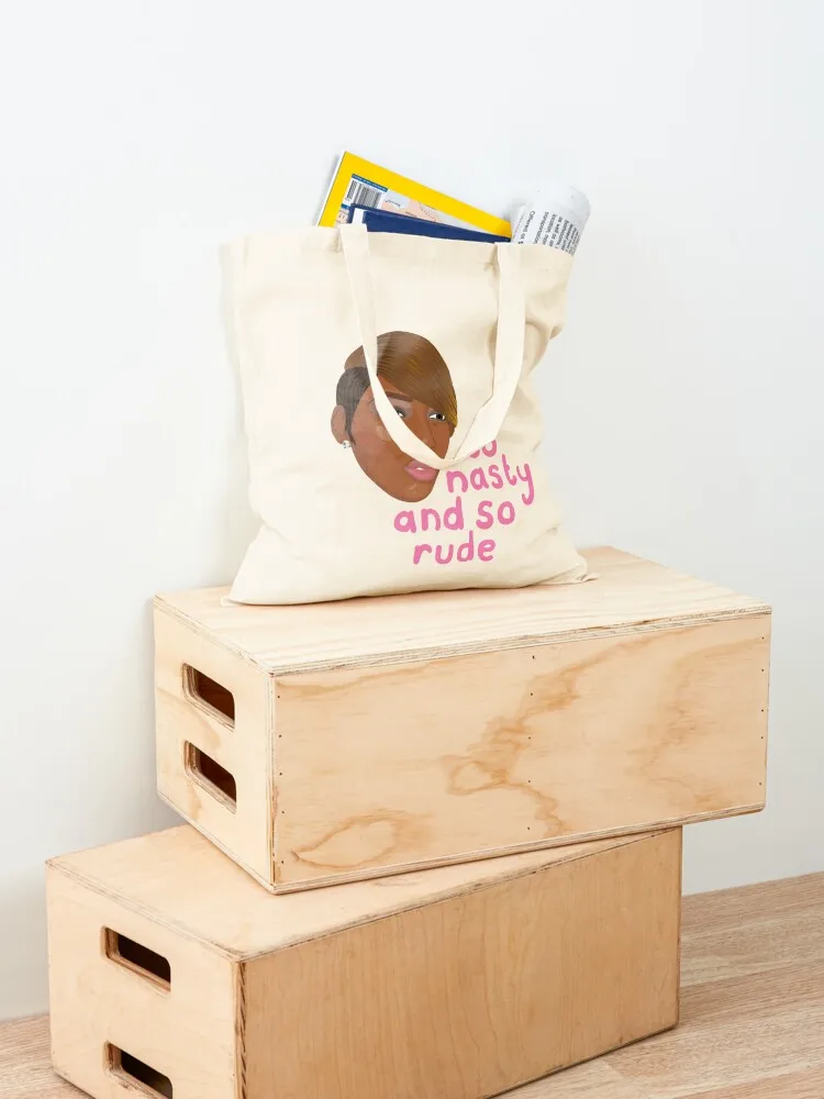 NeNe Leakes - Real Houswives Of New York - So Nasty And So Rude Tote Bag reusable grocery bags Canvas Woman shopper bag