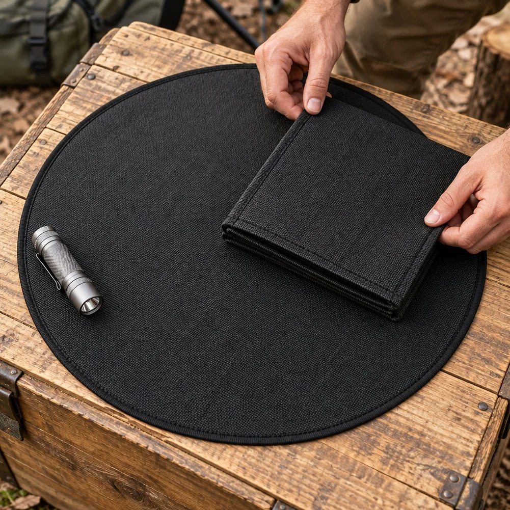 Black Fiberglass Fireproof Mat 24 30 Inch High Temperature Resistant Pad For Camping Barbecue Stove Fireplace Ground Protection