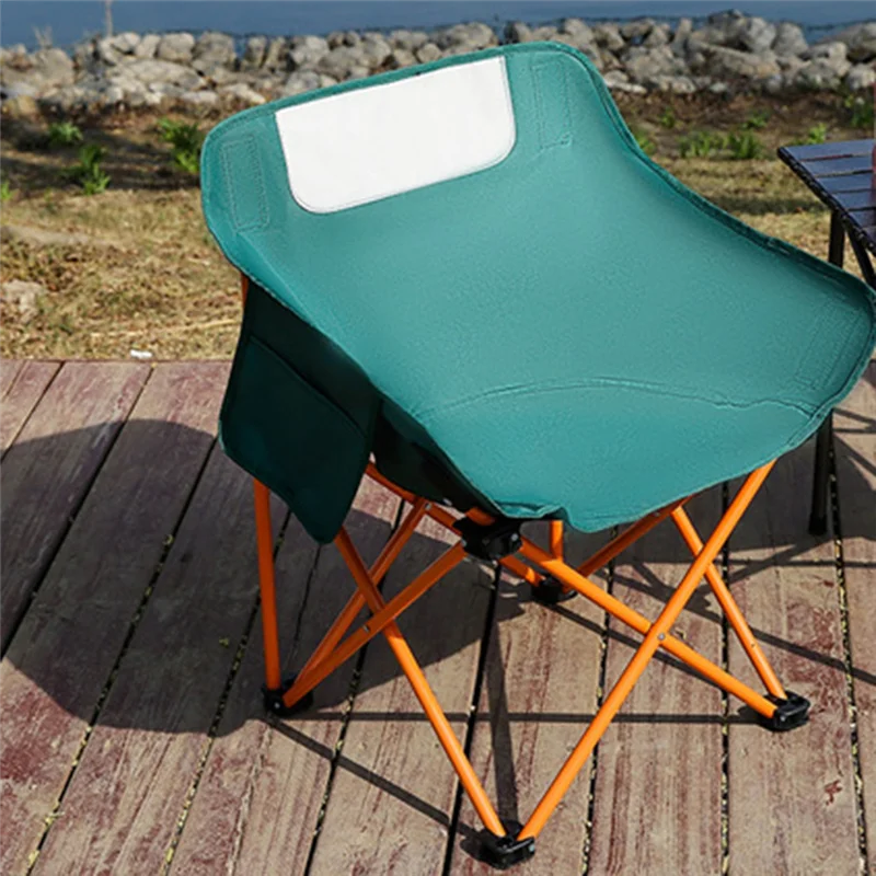 

AEF6-Portable Folding Camping Chairs, Outdoor Chair With Aluminum Frame For Hiking Beach Outdoor