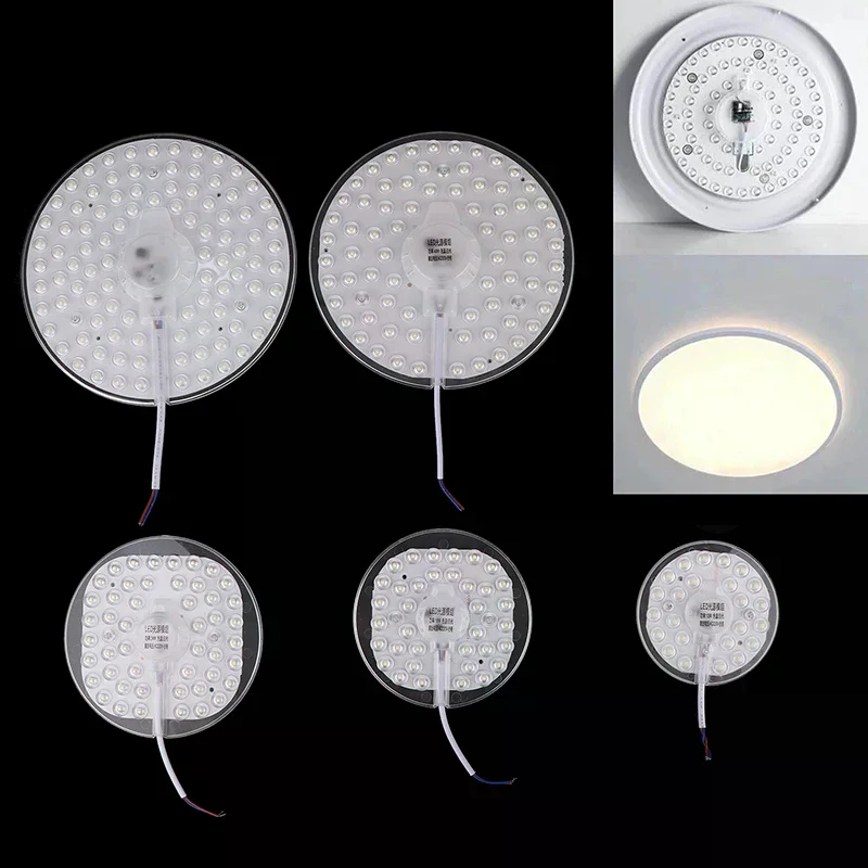1 Set Magnetic Suction LED Panel Circle Ring Light 12W 18W 24W 36W 48W 72W LED Round AC220V Ceiling Lamp Light Source