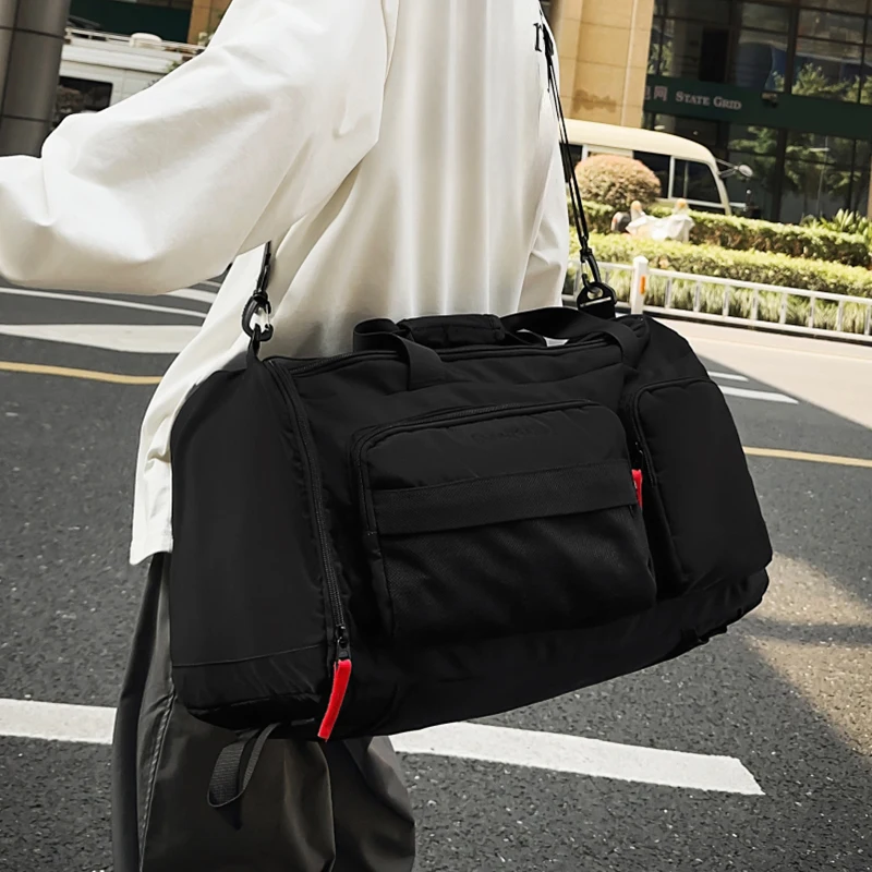 男性と女性の大容量トラベルバッグ、ドライウェット分離、フィットネスバッグ、ヨガバッグ、ハンドバッグ、荷物バッグ