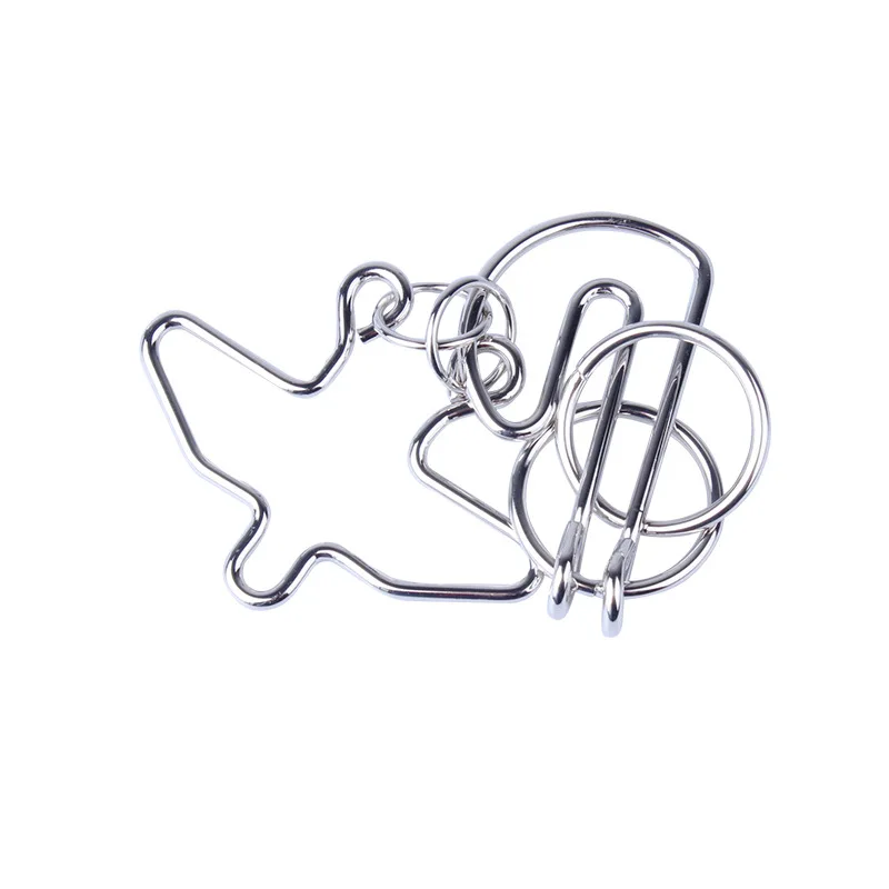 Bird Shaped Classic Metal Wire Brain Teaser Puzzle Game for Adults Kids