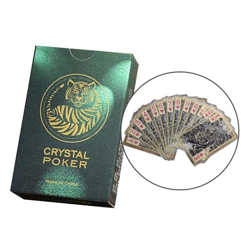 

Waterproof Playing Card Plastic Card Clear Table Game Card Easy Clean