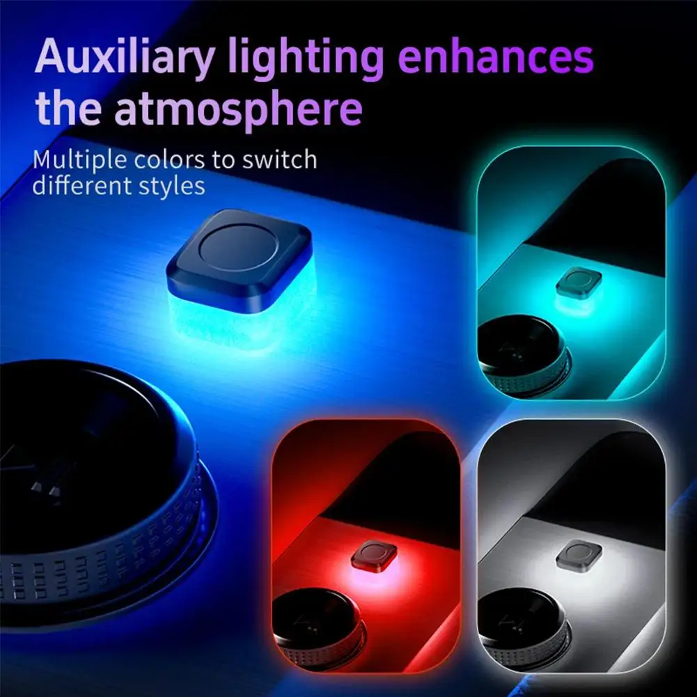 

Mini USB Decorative LED Atmosphere Light Emergency Lamp Car Interior Decoration Reading Accessories X6Q2