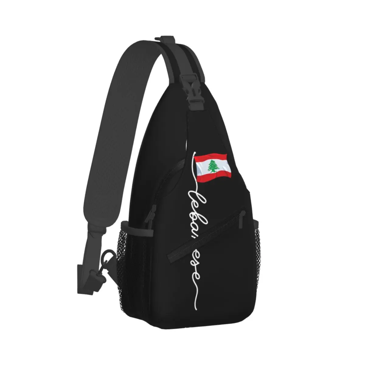 Lebanon Signature-Bolso cruzado para el pecho, bandolera de hombro, mochila de día para viajes, senderismo, ciclismo