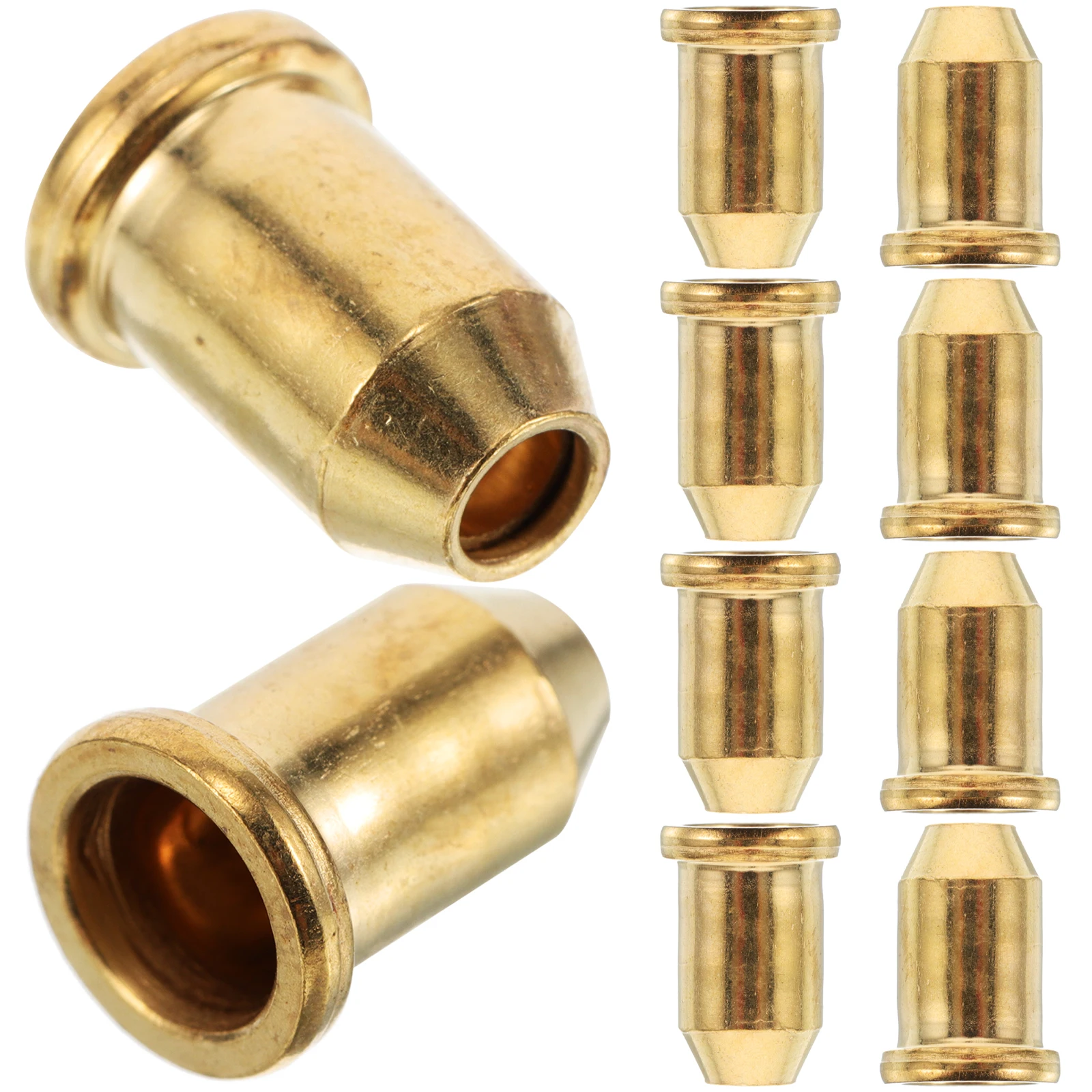 

10pcs Metal Guitar String Ferrules Electric String Holders Retainers Replacement Parts For Electric Bass Guitar Repair Hardware