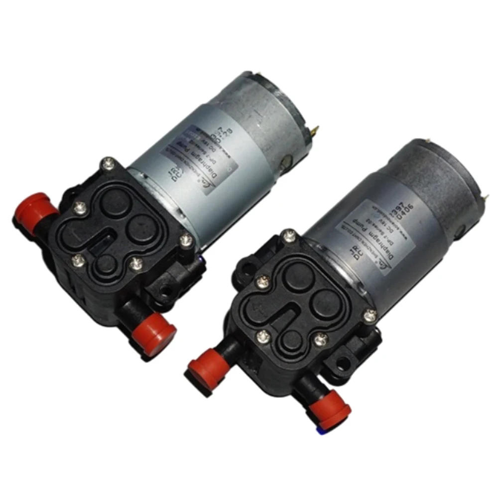 1Pcs DC 18V 555 Motor Diaphragm Water Jet Pump 8bar High Pressure 150ml/min 12-24V for Water Gun Storage Pump