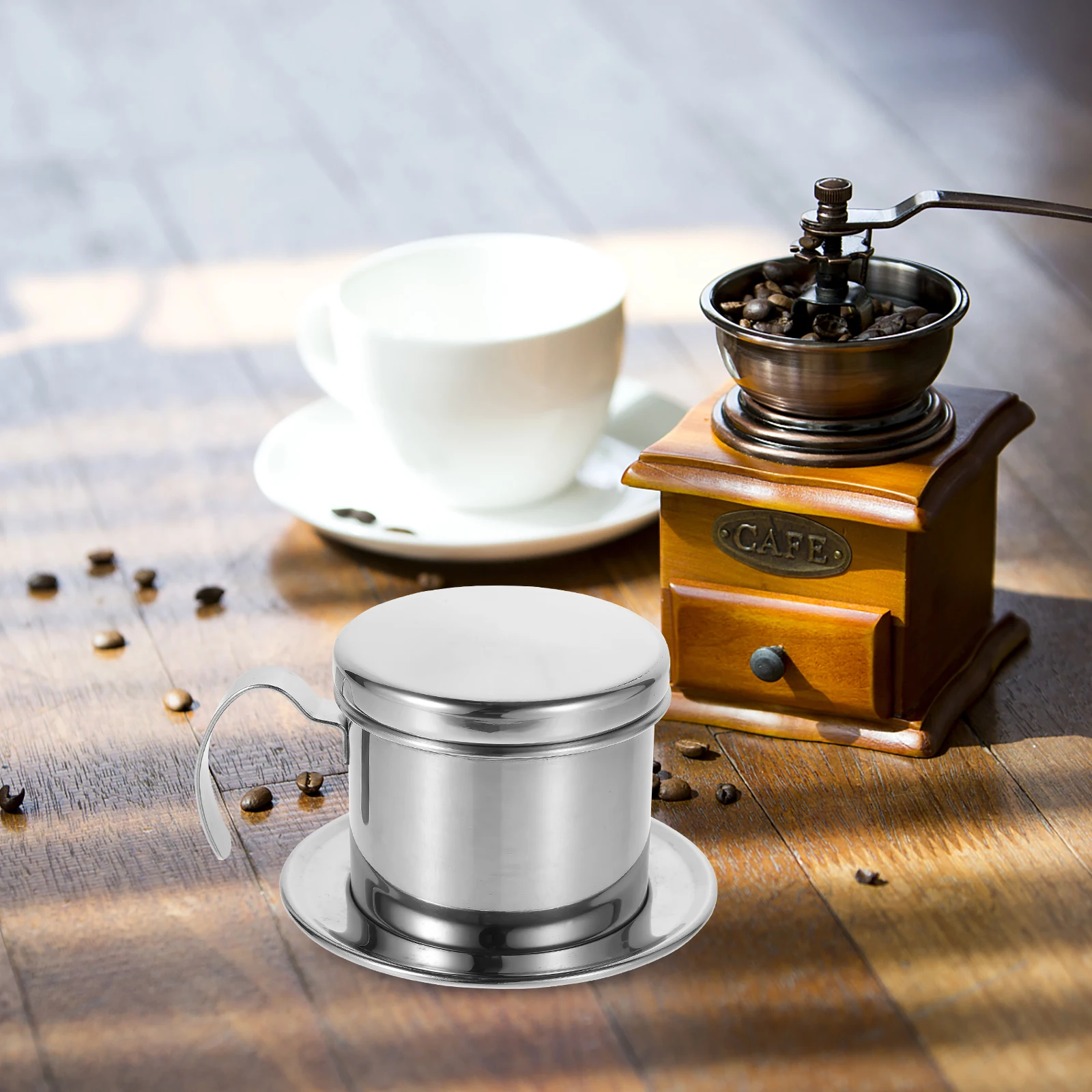 

Coffee Pot Filter Teapot Stainless Steel Heat Resistant Filtration Makers Tea Strainer Easy Clean Safe Use Home Gift