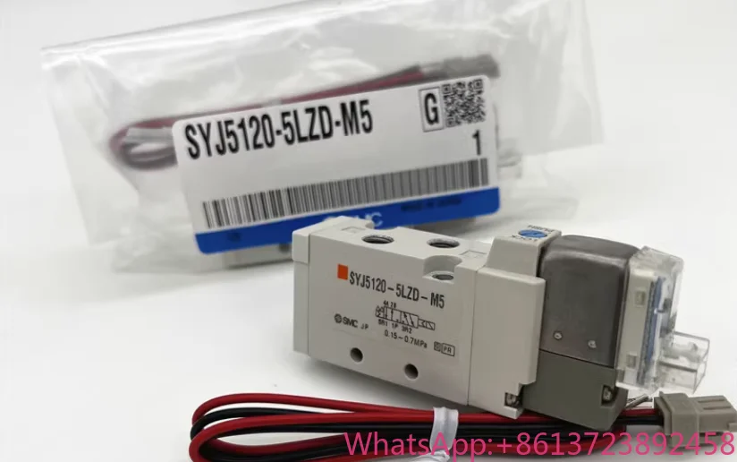 

New original SMC SYJ5120-5H-M5-F SYJ712-5LZD-01 SYJ712-5MZ-01-F SYJ5120-5G-M5-F SYJ3120-SMO-M3 SYJ5120-5MOS-C6 solenoid valve