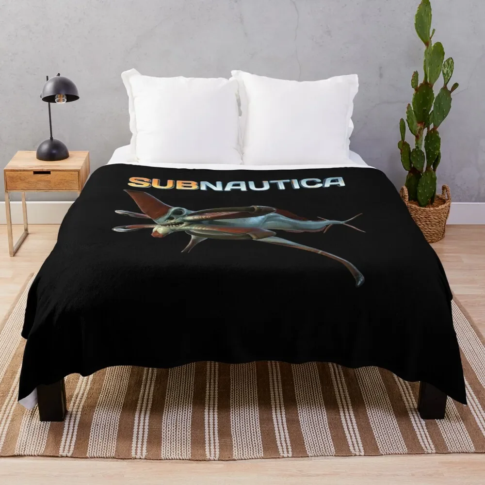 Subnautica - Reaper Leviathan Throw Blanket Compact Warm Blanket for Car Road Trip
