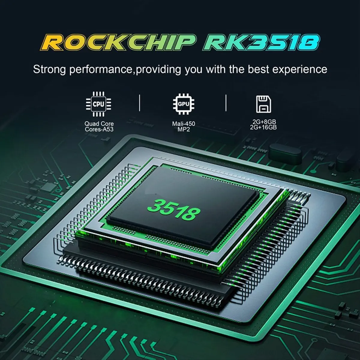 

ТВ-приставка ABZJ Q1mini+ для Android 14 с Bluetooth 5.4, RK3518, 2+16 ГБ, двойной интерфейс, голосовое управление, медиаплеер, с американской вилкой