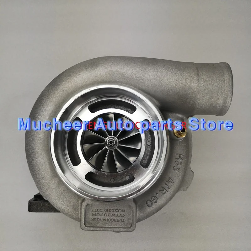 856801-5027S 740902-0008 GTX3076R Turbocharger 560HP - 640HP Billet Wheel A/R 0.60 + A/R 0.63 T3 / V-band