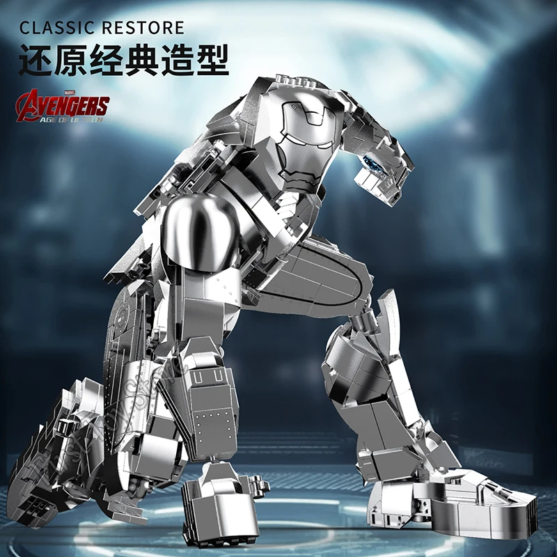 NEW 2023 Disney Avengers Spiderman MK85 MK50 MK2 MK3 iron Man Mecha  Building Blocks Kit Bricks Sets Model Toys Gift