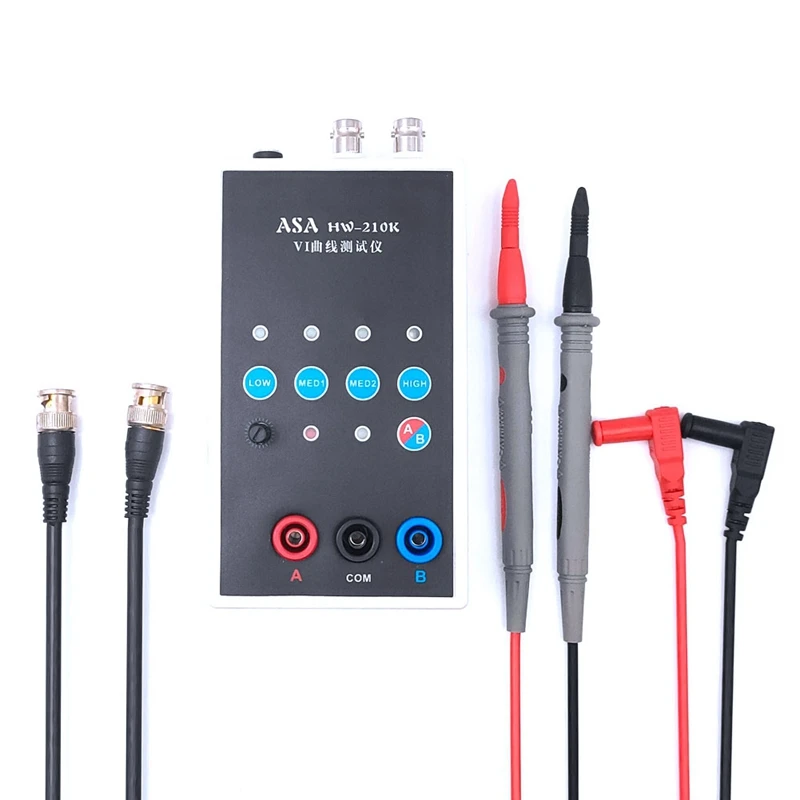 HW-210K Handheld Dual-Channel VI Curve Tester Circuit Board Online Detection For ASA Tester 4 Gear Frequency Alternating