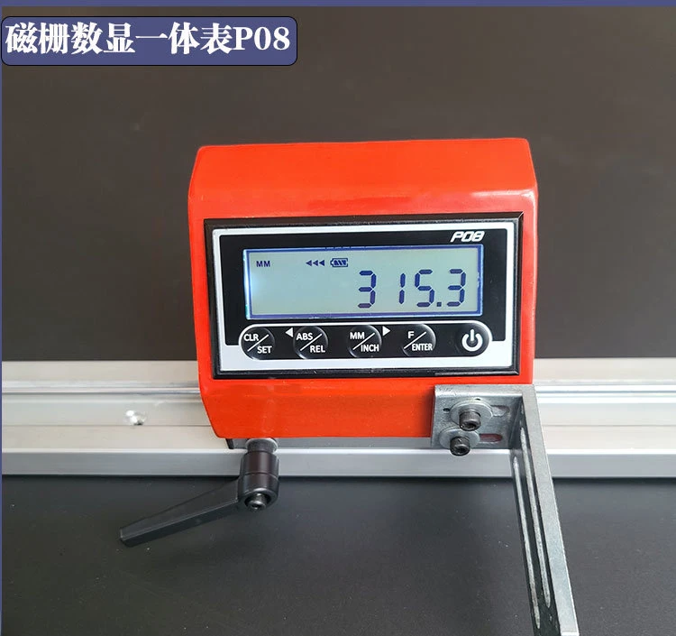 M503 Magnetic Grid Digital Display Meter Positioning Frame Positioning Ruler Aluminum Alloy Woodworking Sliding Table Saw