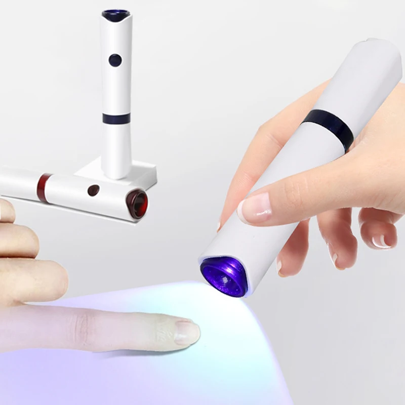 Yikoolin Oplaadbare Uv Led-Nagellamp Voor Manicure Handheld Nageldrooglamp Voor Nagels Gellak Drooglamp Salon Apparatuur