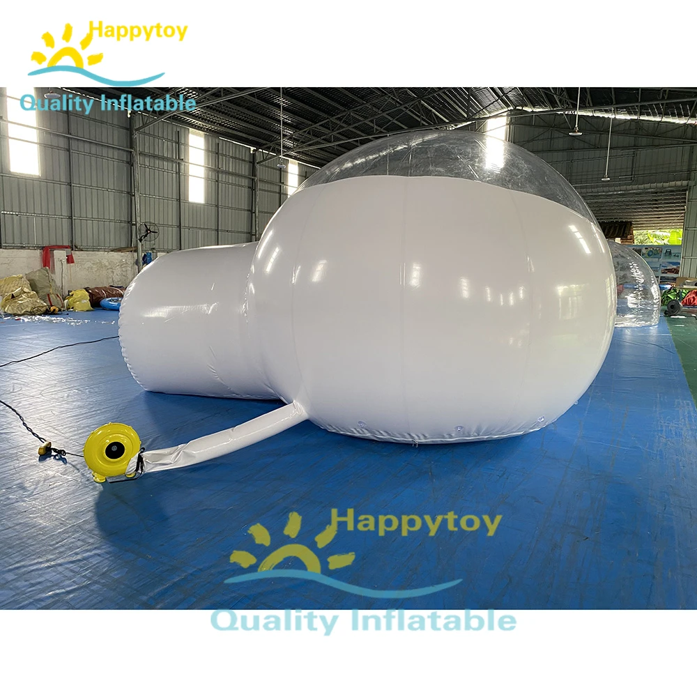 HI 2 Rooms Outdoor Camping Inflatable Bubble Tent Hotel For Sale