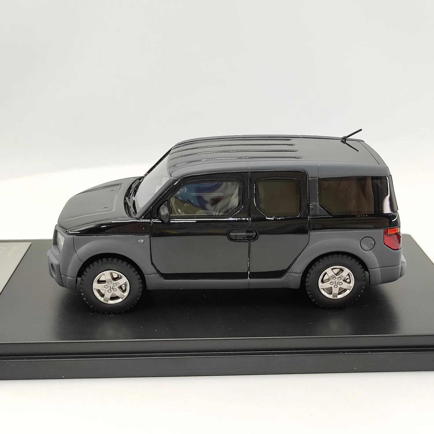 Modèle de voiture en résine Honda à l'échelle 1:43, modèle de voiture noir et gris