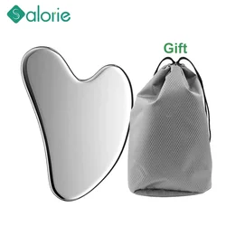 Gua Sha Board Guasha Massage for Face Stainless Steel Body Massager Facial Scraping Plate SPA  Guasha Scraper for Neck Back