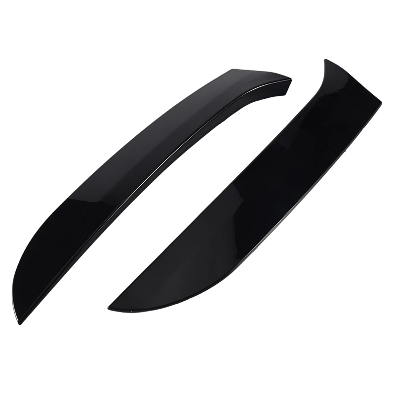 

Gloss Black Rear Side Wing Roof Spoiler Stickers Trim Cover For Golf 6 MK6 Variant Wagon