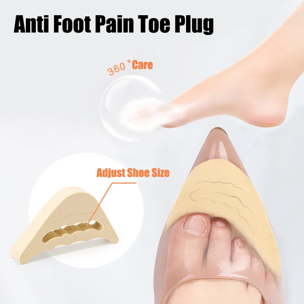 Forefoot Half Yard Insoles for Shoes Women High Heels Round Toe Plug Insert Anti-Pain Foot Pads for Shoes Adjust Size Filler