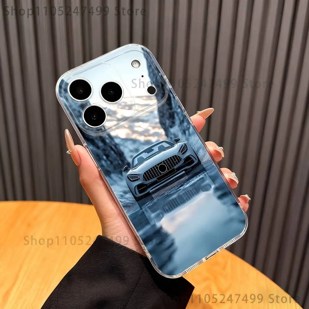 Cool Domineering M-Mercedes-ES Phone Case For iPhone 16,15,17,12,13,14,11 Max,Pro,Plus,X,XS,XR,SE4,E Mini Transparent Cover view 5