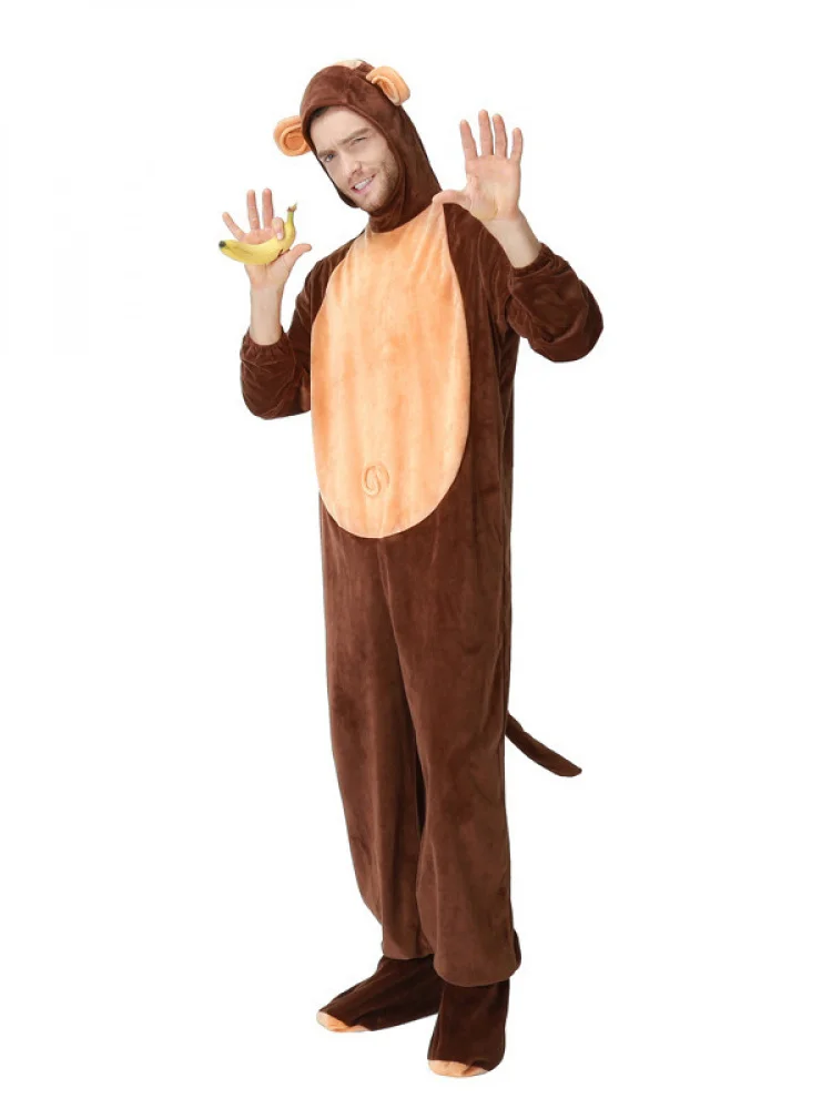Volwassen M Aap Kostuum Halloween Dierenpak Prestatie Outfit Cosplay Traditionele Etnische Stadiumkleding Lente 2023