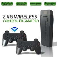 M8 4K TV Game Stick Video Game Console Wireless Gamepads Controller TV Retro Handheld Game Player for PS1